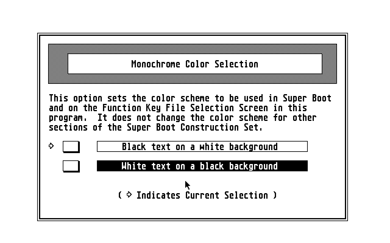 Super Boot atari screenshot